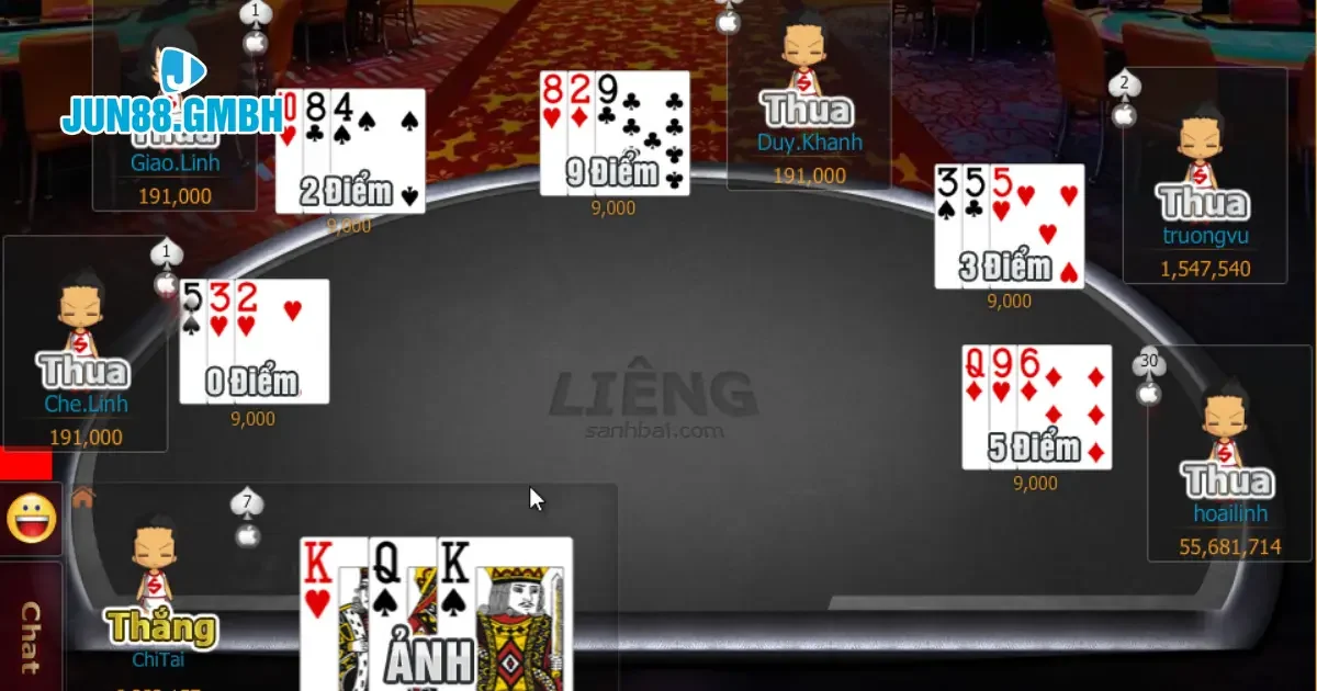 Bài Liêng Jun88 – Thử Thách Cân Não Với Thưởng Hấp Dẫn 4 Bí Kíp Đặt Cược Để Tăng Tỷ Lệ Thắng Khi Chơi Bài Liêng Jun88