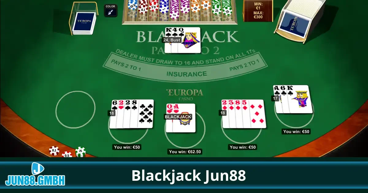 Blackjack Jun88 – Hành Trình Chiến Thắng Với Lối Chơi Tư Duy 2 Blackjack Là Gì? Cách Chơi Và Quy Tắc Cơ Bản Tại Jun88